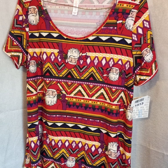 Lularoe Christmas XL CLASSIC T #1513 - Picture 6 of 6